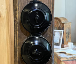 Ekspozycja urządzeń młyńskich w Dolnym Młynie w Wojciechowie