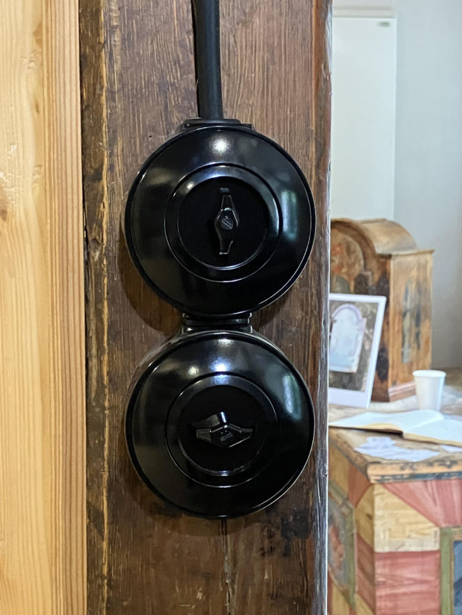 Ekspozycja urządzeń młyńskich w Dolnym Młynie w Wojciechowie