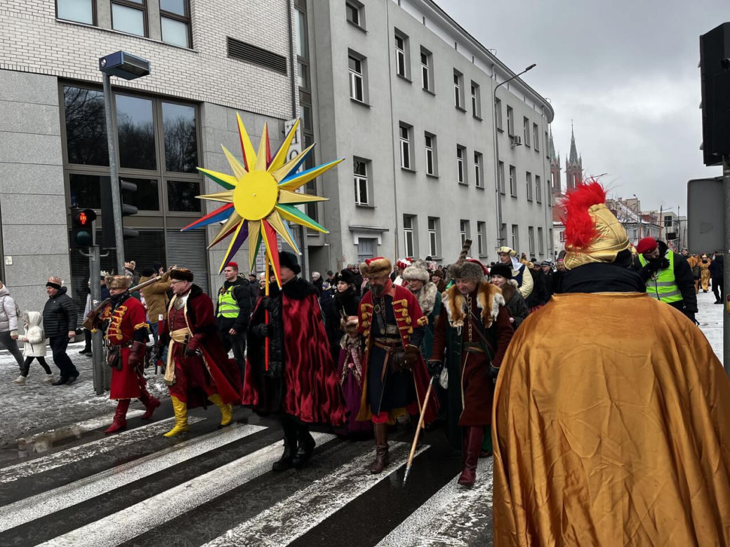 Orszak Trzech Króli 2025 na ulicach Białegostoku