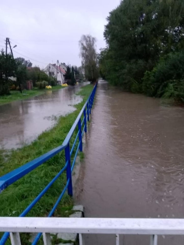 Wezbrane rzeki na Dolnym Śląsku