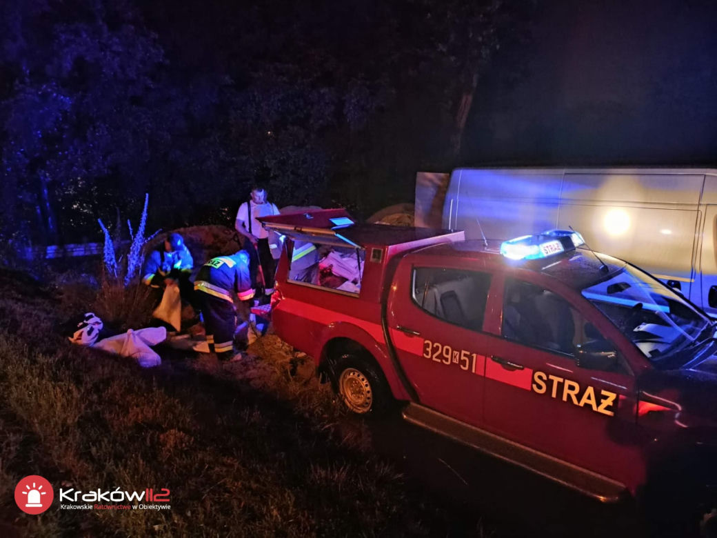 Obfite opady deszczu w powiecie krakowskim