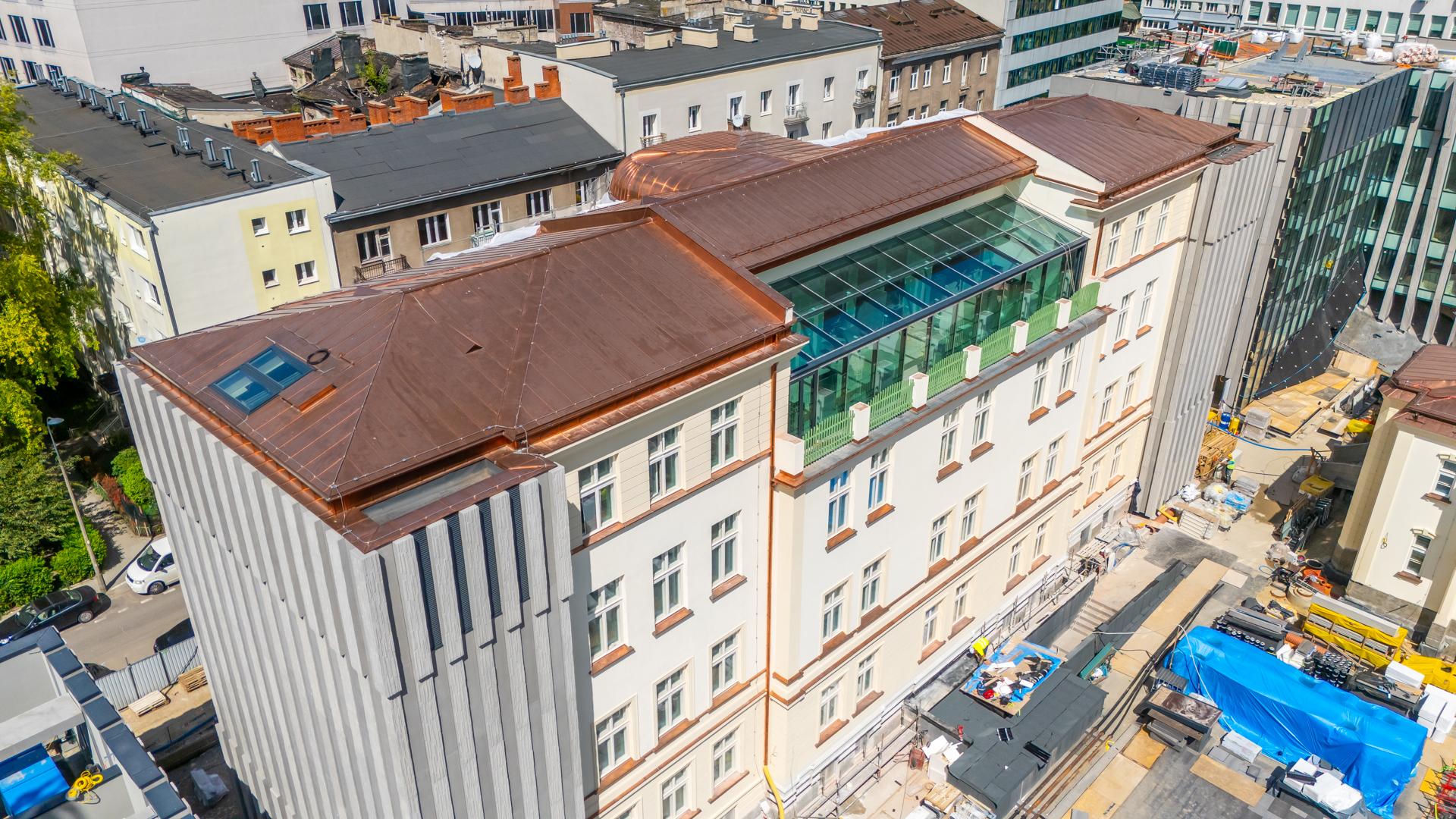 Dachy Muzeum Getta Warszawskiego już gotowe