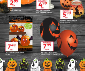 Gadżety i stroje na Halloween w Auchan