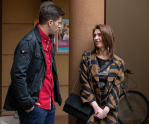 Na Wspólnej, odc. 2928. Mikołaj (Krzysztof Wieszczek), Roma (Julia Kamińska)