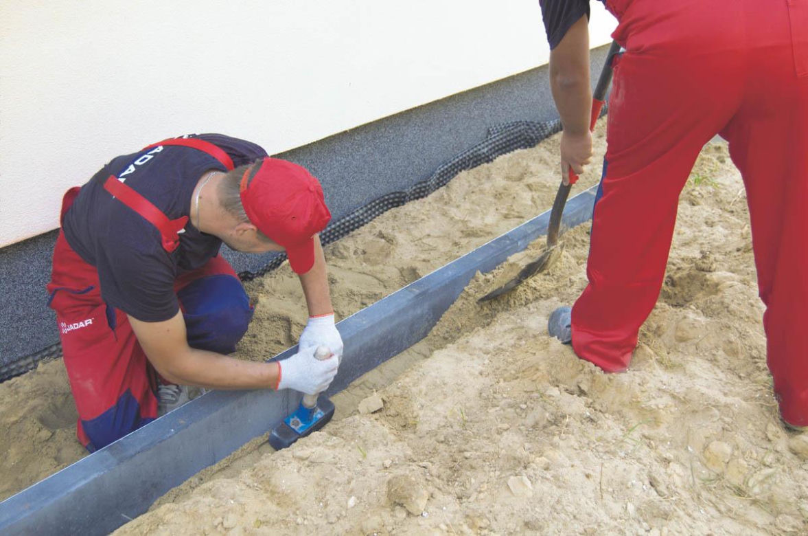 Stabilizacja obrzeża
