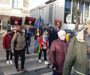 Stop podwyżkom za wodę! Uliczny protest mieszkańców Tarnowa