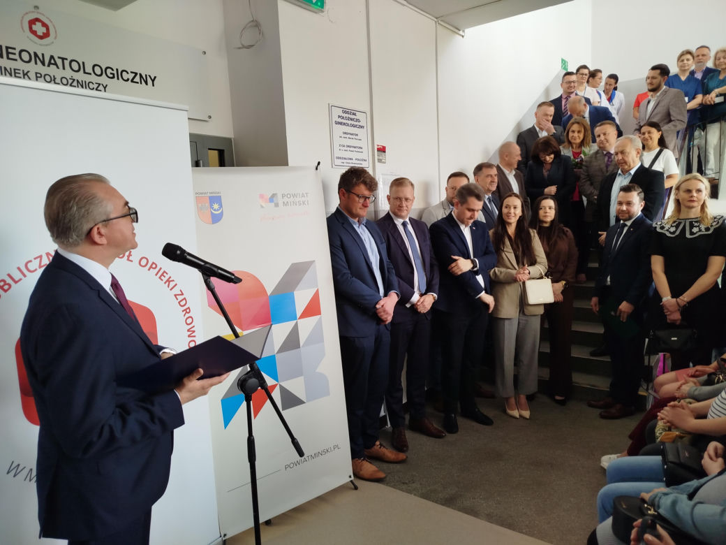 Odnowiony oddział noworodkowy wraz z częścią położniczą w mińskim szpitalu zapewni ciężarnym, rodzącym i maluchom nowoczesne warunki