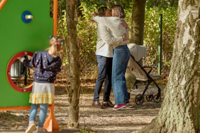 Na Wspólnej odc. 4133. Brygida (Maja Wolska), Michał (Robert Kudelski)