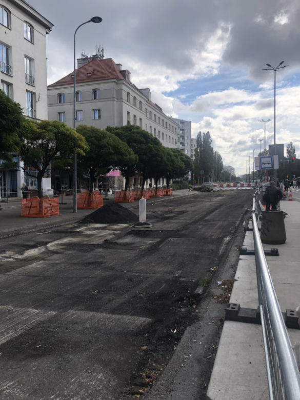 Tramwaj do Wilanowa. Jak wygląda budowa w okolicy ul. Dolnej?
