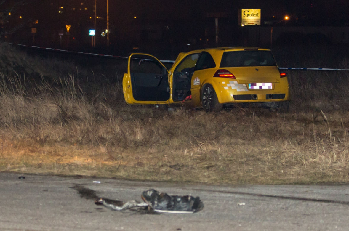 Renault Megane RS, wypadek na lotnisku w Pile