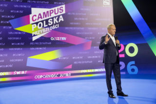 Donald Tusk na Campusie