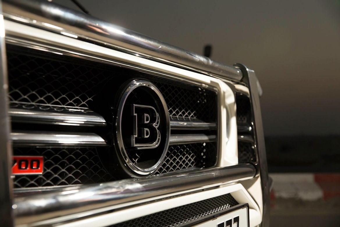 Mercedes G63 AMG Brabus - radiowóz w Dubaju
