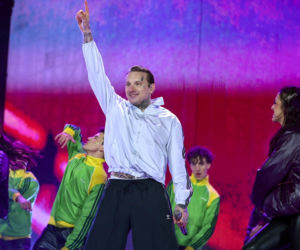 Smolasty i jego była dziewczyna razem na scenie. Fani nie gryźli się w język po ich występie