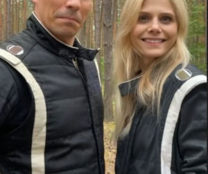 Barwy szczęścia po wakacjach 2021. Iwona (Izabela Zwierzyńska), Tomasz Kępski (Jakub Sokołowski),