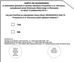 Tak zagłosujesz w referendum