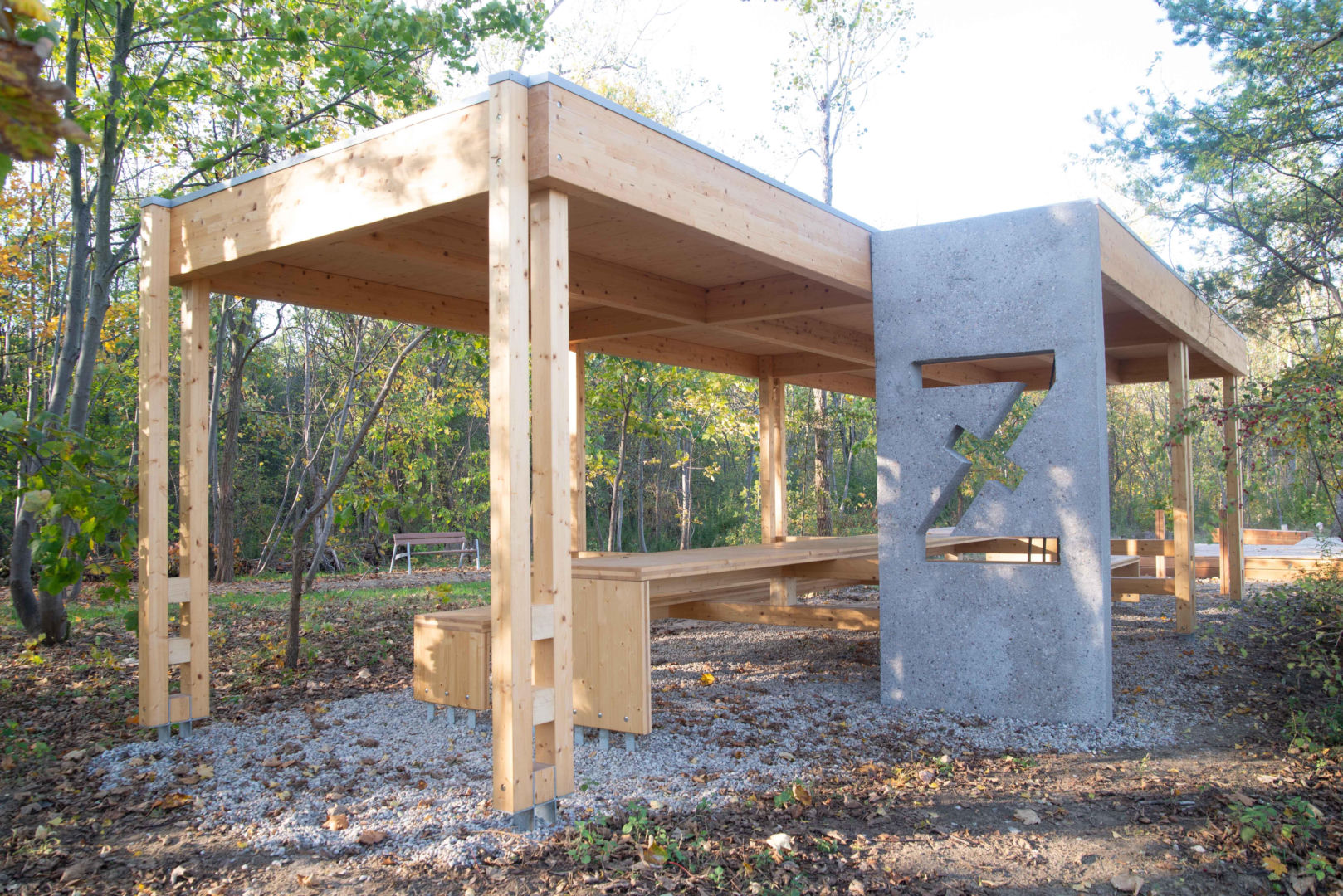 Park Żerański – altany i miejsca na ogniska