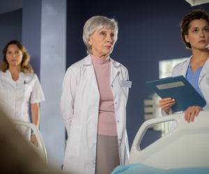 Lekarze 4 sezon odcinek 7 (odc. 46). Prof. Pekold (Anna Polony), Basia (Aleksandra Hamkało)