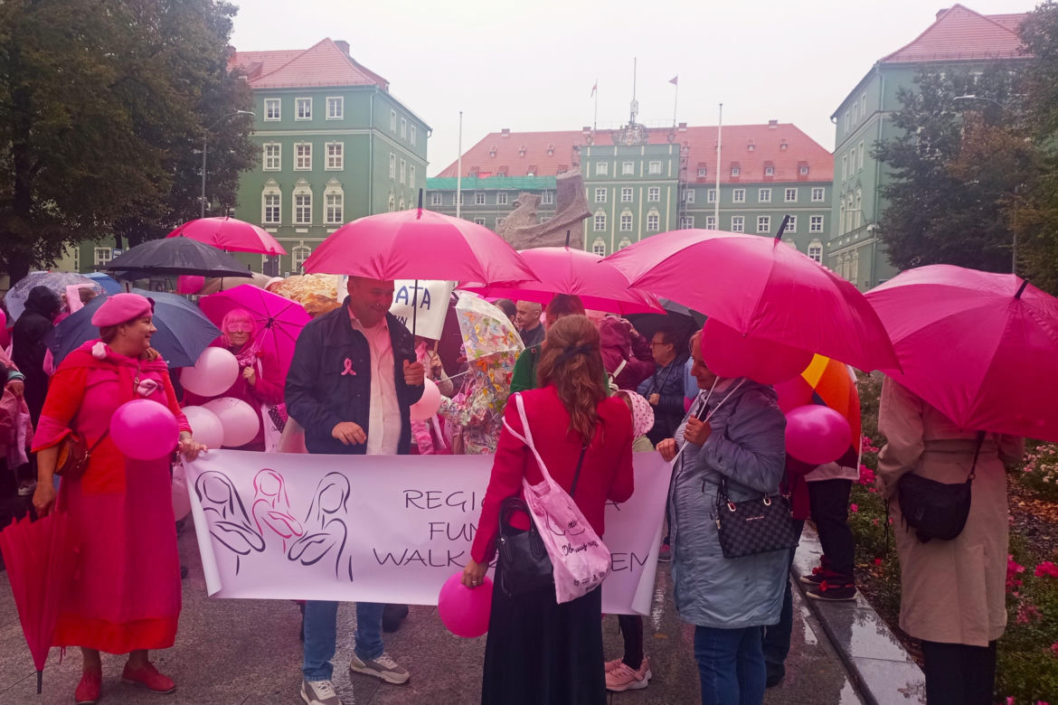 Marsz Różowej Wstążki w Szczecinie
