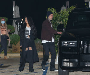 Kourtney Kardashian i Travis Barker na kolacji