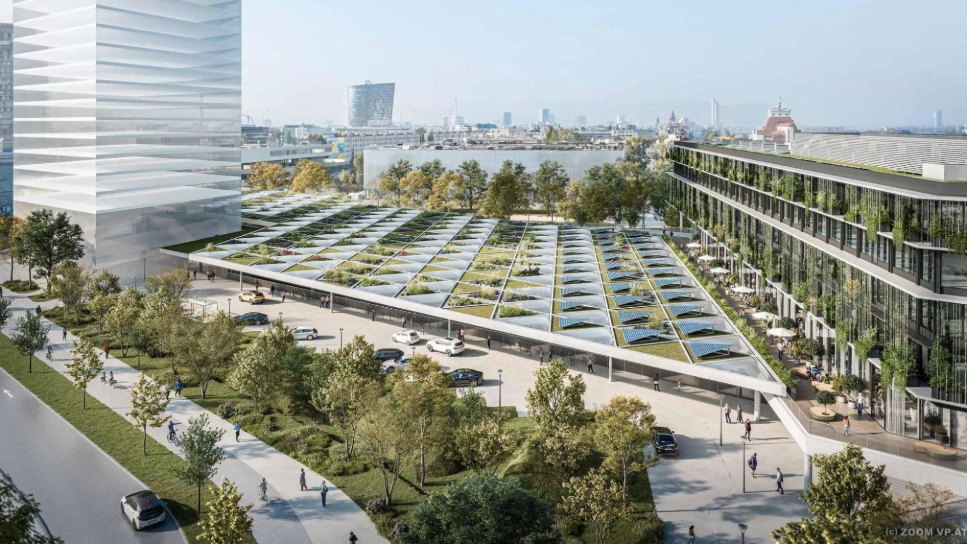 Nowy centralny dworzec autobusowy w Wiedniu - wizualizacje