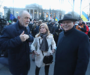 Kijów-Warszawa jedna sprawa. Kolejny protest pod ambasadą Rosji