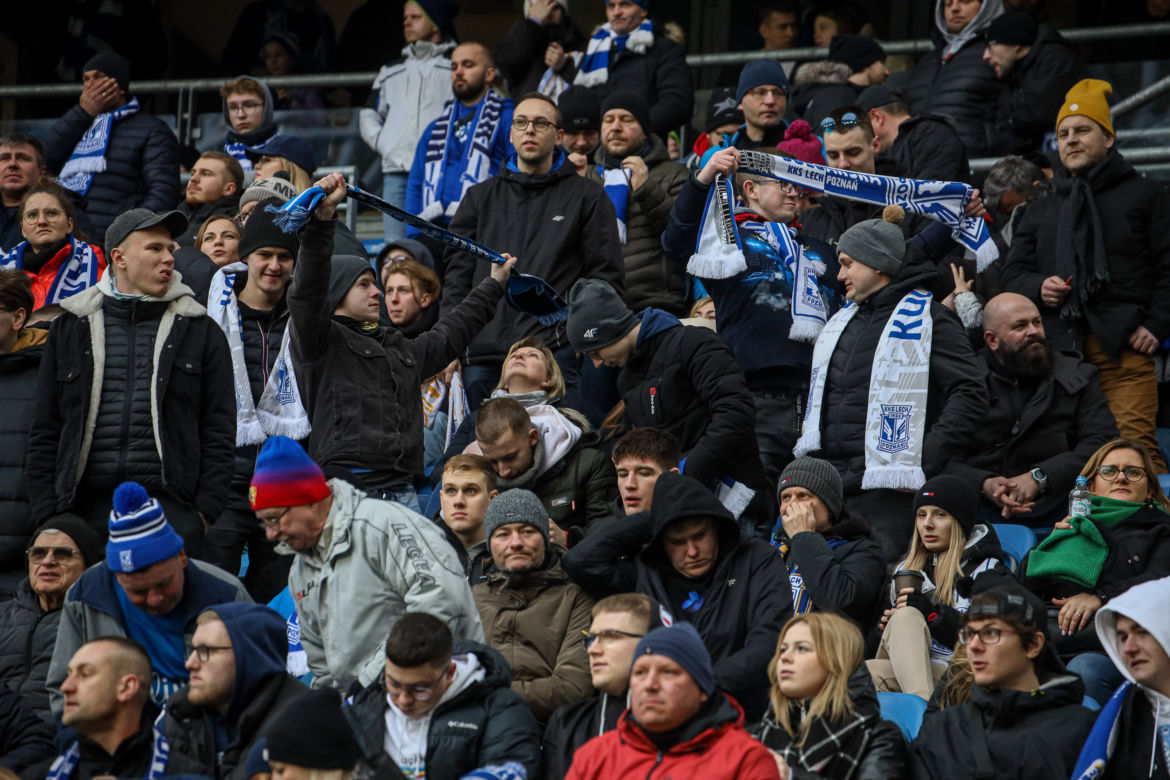 Tak bawili się kibice na meczu Lech Poznań - Pogoń Szczecin