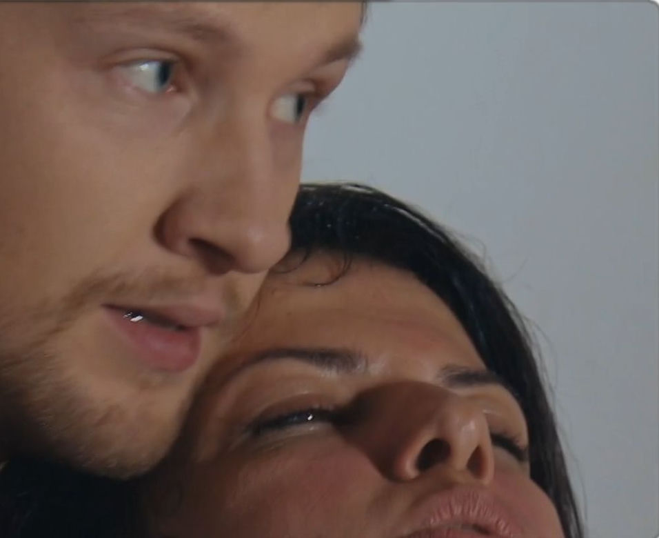 M jak miłość, odcinek 1647. Patrycja (Alżbeta Lenska), Łukasz (Jakub Józefowicz)