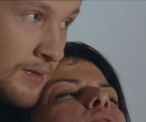 M jak miłość, odcinek 1647. Patrycja (Alżbeta Lenska), Łukasz (Jakub Józefowicz)
