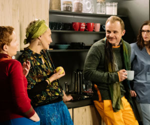 BrzydUla 2, odcinek 72, Ula (Julia Kamińska), Sławo (Piotr Rogucki), Ela (Katarzyna Maria Zielińska), Iza (Dominika Kluźniak)