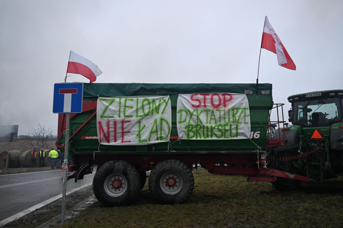Protest rolników w Medyce 