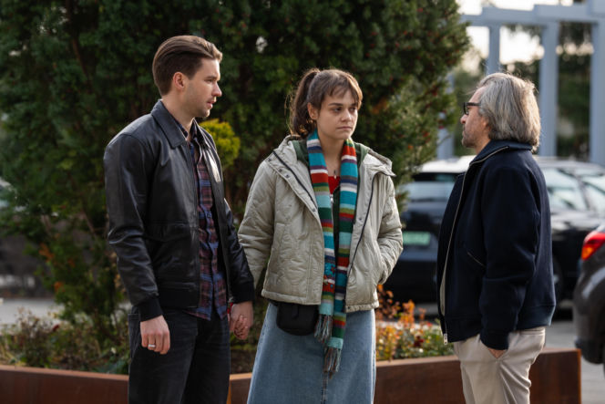 Na dobre i na złe odc. 982. Martyna (Anna Głosek), Tadek (Marcin Urbanke), Artur Bart (Piotr Głowacki)