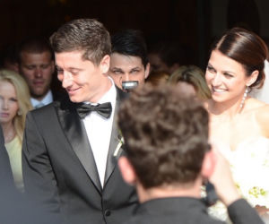 Robert Lewandowski, Anna Stachurska