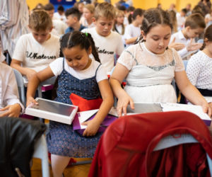 Nie każdy może mieć taki tablet. Uczniowie SP nr 17 w Płocku dołączyli do programu Lekki plecak