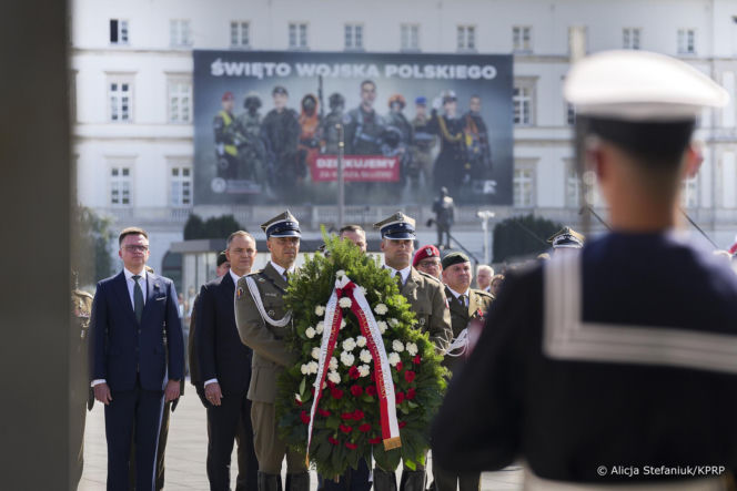 Marta Nawrocka w kostiumie na Święcie Wojska Polskiego. Czym zaskoczy pierwsza dama w tym roku?