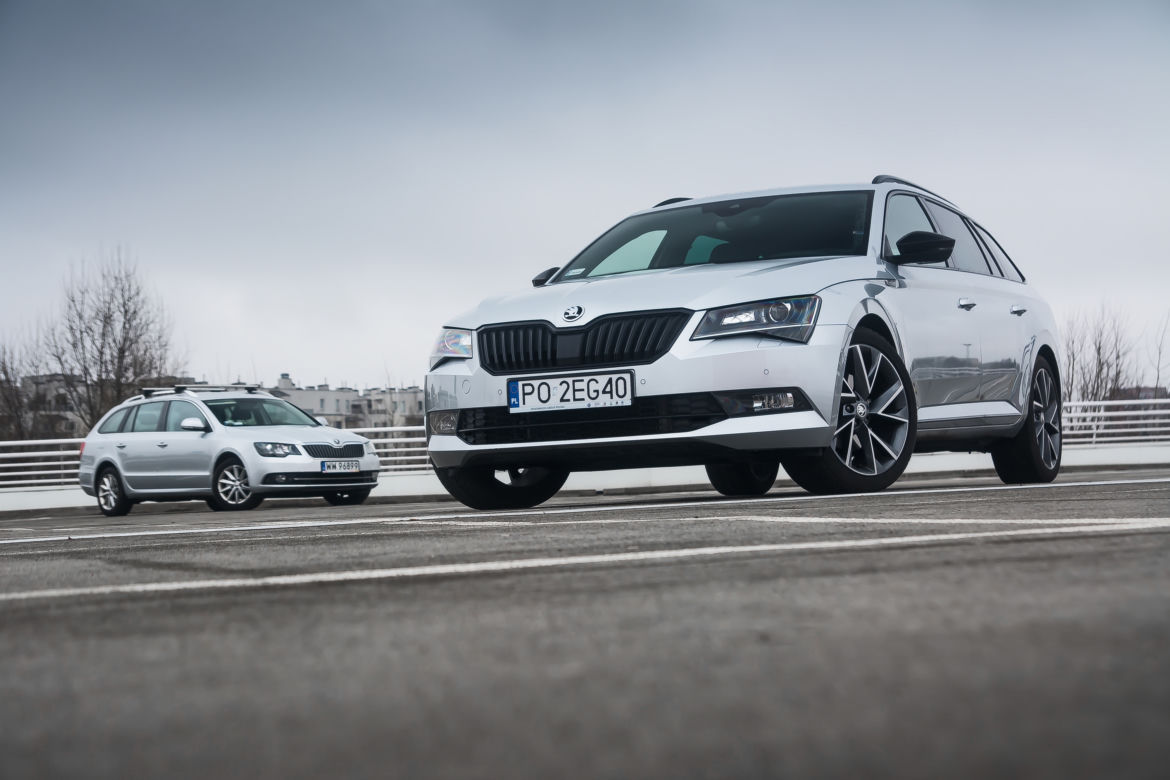 Skoda Superb Combi 2.0 TDI: dwie generacji dużego kombi segmentu D