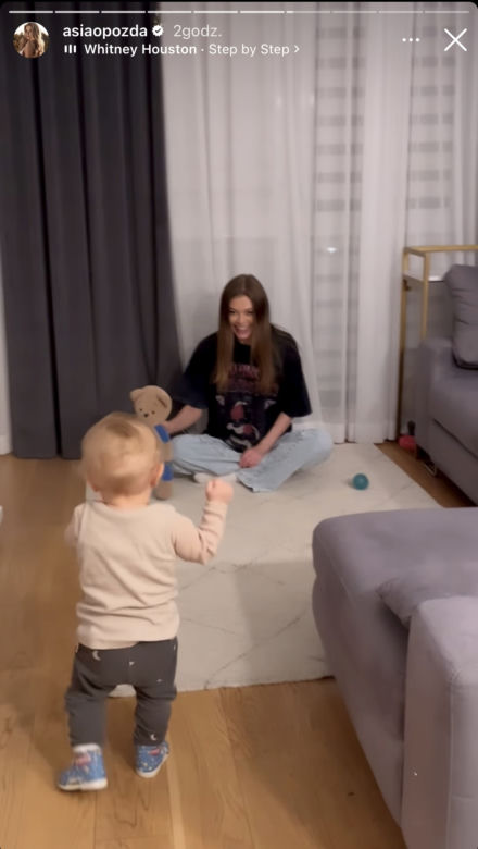 Syn Antka Królikowskiego i Joanny Opozdy zaczął chodzić