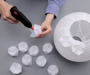 DIY: lampa origami