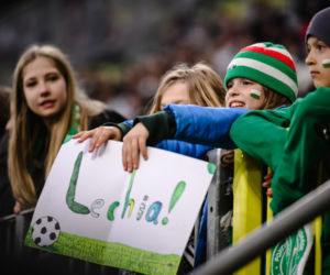 Lechia Gdańsk - Raków Częstochowa; Zdjęcia kibiców z meczu 30. kolejki PKO BP Ekstraklasy