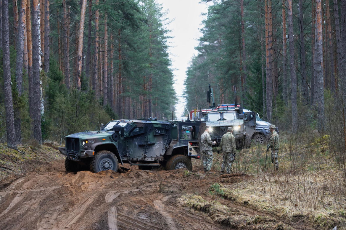 Hercules na litewskim poligonie w Podbrodziu.
