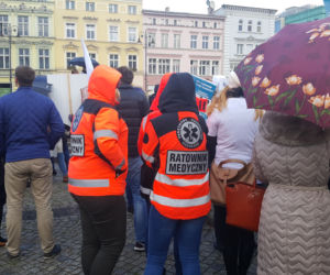 Pikieta medyków w Bydgoszczy