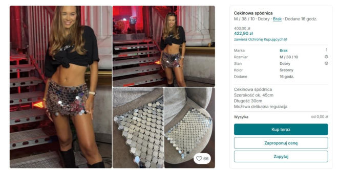 To Sandra Kubicka sprzedaje na Vinted