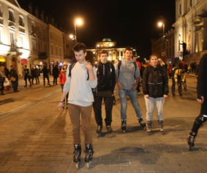 Nightskating po Warszawie