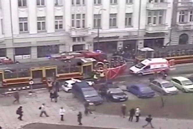 wypadek tramwaju
