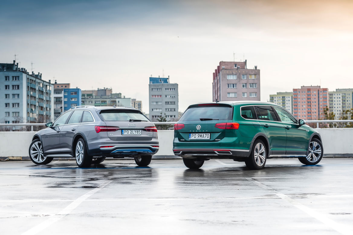 Audi A6 allroad 50 TDI quattro tiptronic vs. Volkswagen Passat Alltrack 2.0 TDI 4Motion DSG7