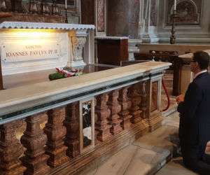 Premier Mateusz Morawiecki na audiencji u papieża Franciszka