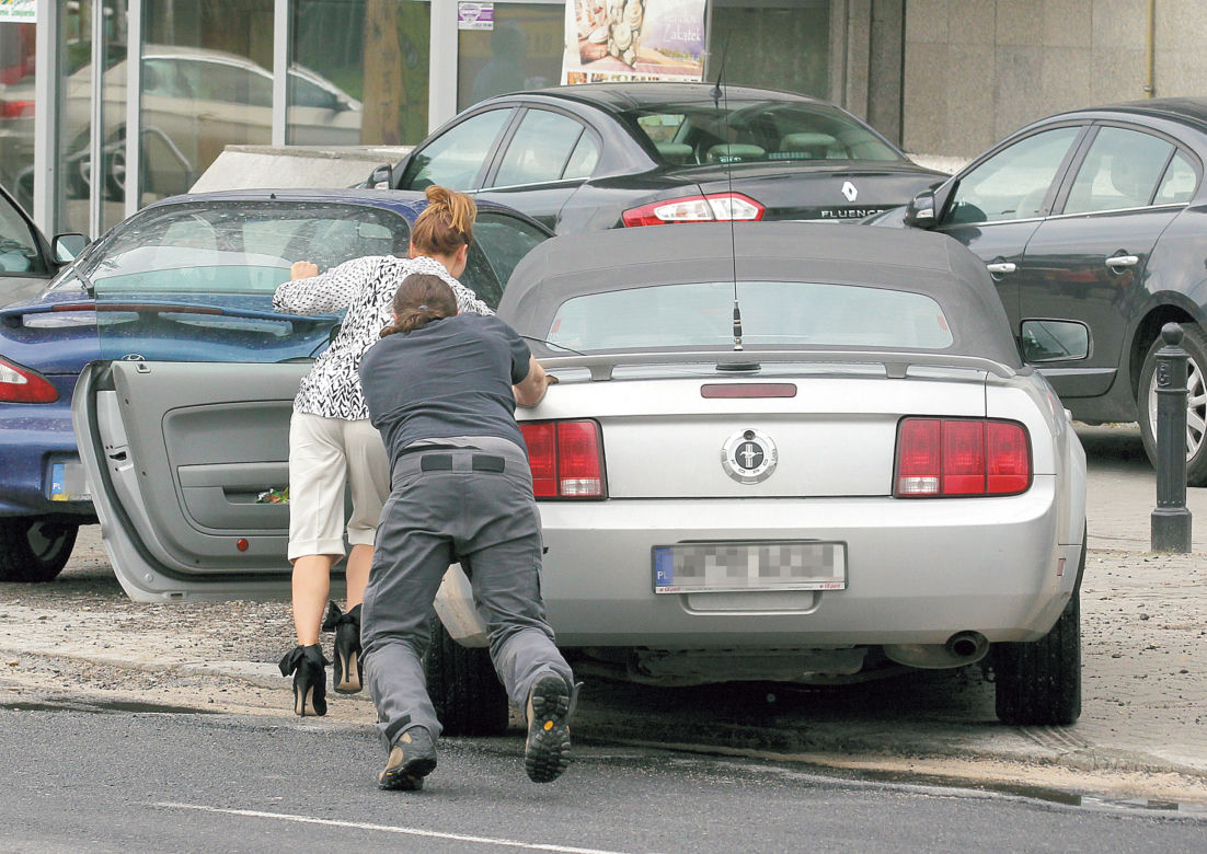 Urbańskiej stanął mustang