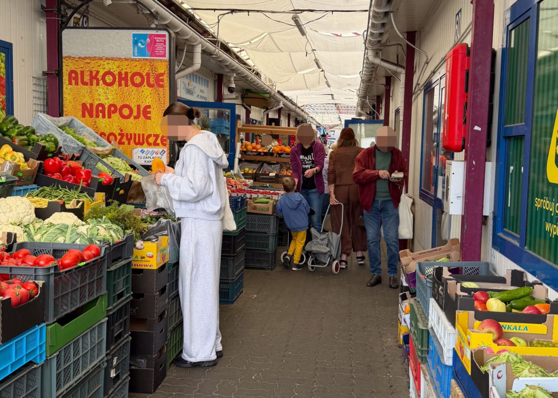 Agnieszka Perepeczko wystroiła się na bazar