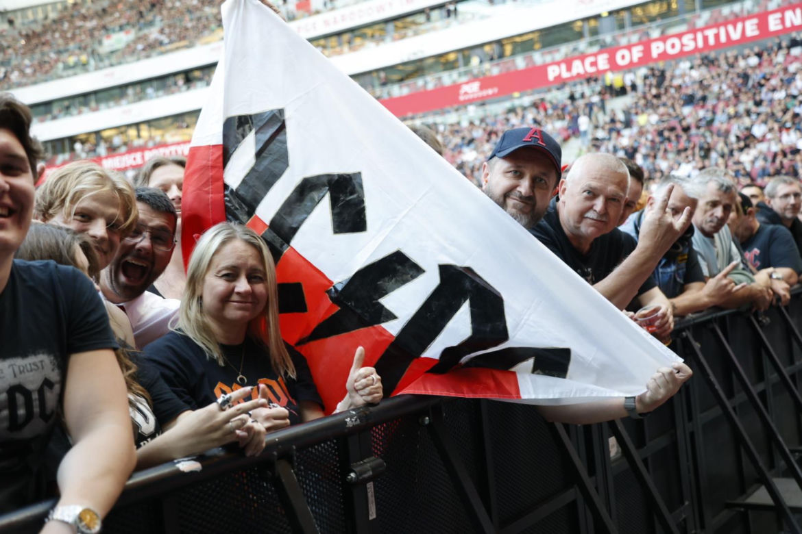 Koncert AC/DC w Warszawie (4.07.2025) - część druga. Organizatorem koncertu jest Live Nation