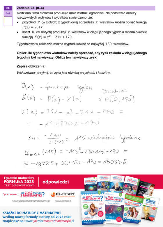 Matura próbna: matematyka 2023. Arkusze CKE + sugerowane odpowiedzi [29 września 2022]