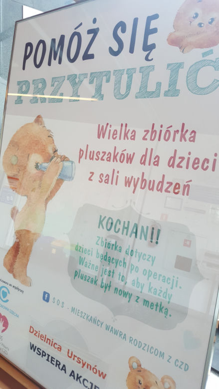 Pomóż się przytulić: Wielka zbiórka pluszowych misiów dla CZD!